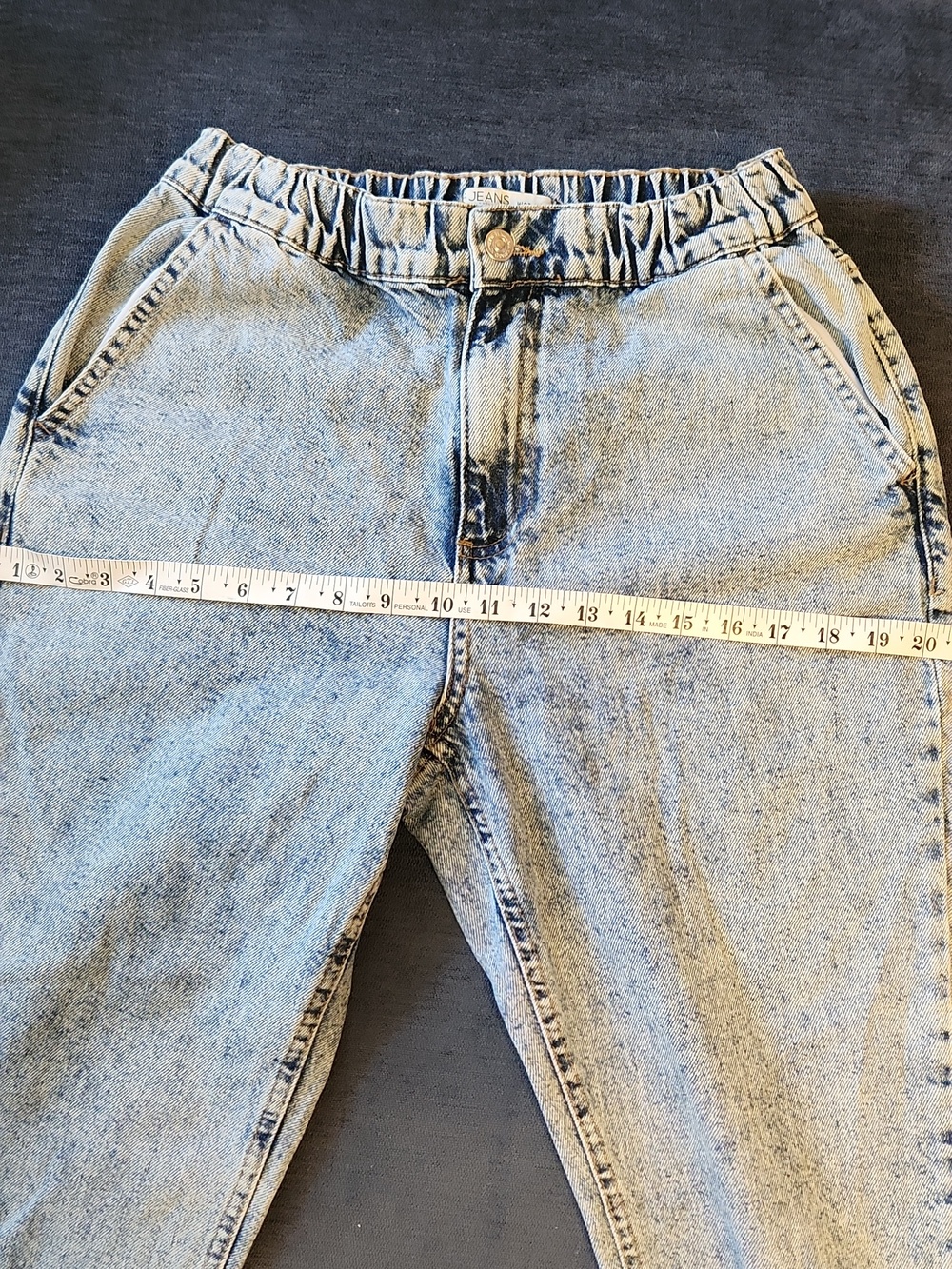 DeFacto Light Wash Elastic Hem Women’s Jogger Jeans Size 28 Waist - Picture 9 of 12